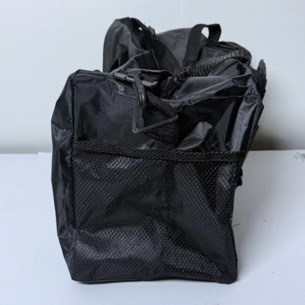 Vintage Cruising World Multi Pocket Black Tote Travel Duffel Bag Promotional